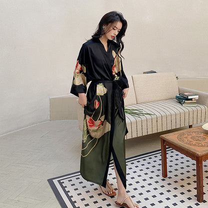 Boho Kimono: Summer Robe, Bikini Kaftan, Luxury Silky Gown, Unisex Kimono - Perfect for Vacations and Holiday Look Video